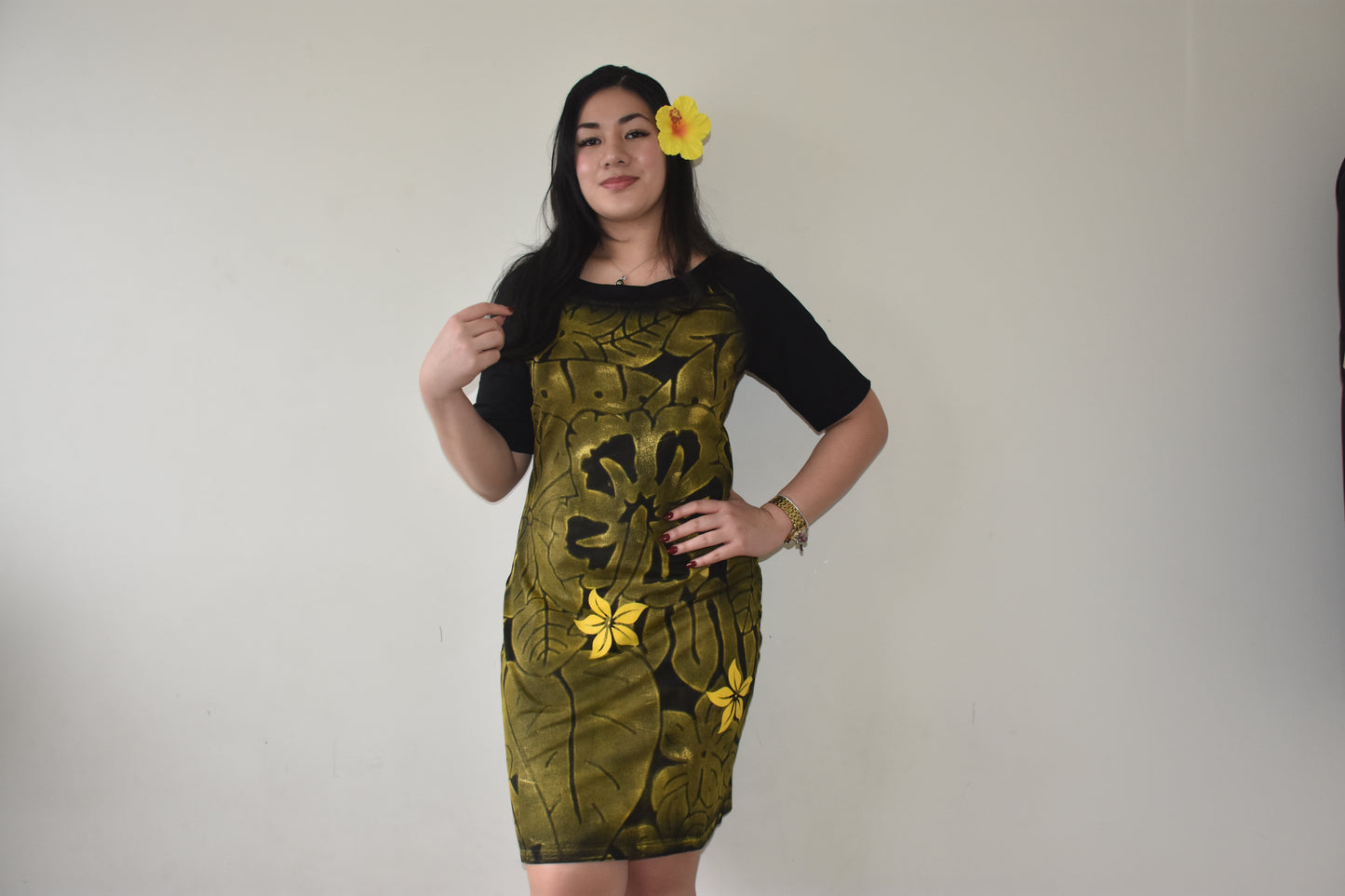 Ayla Dress in Yellow