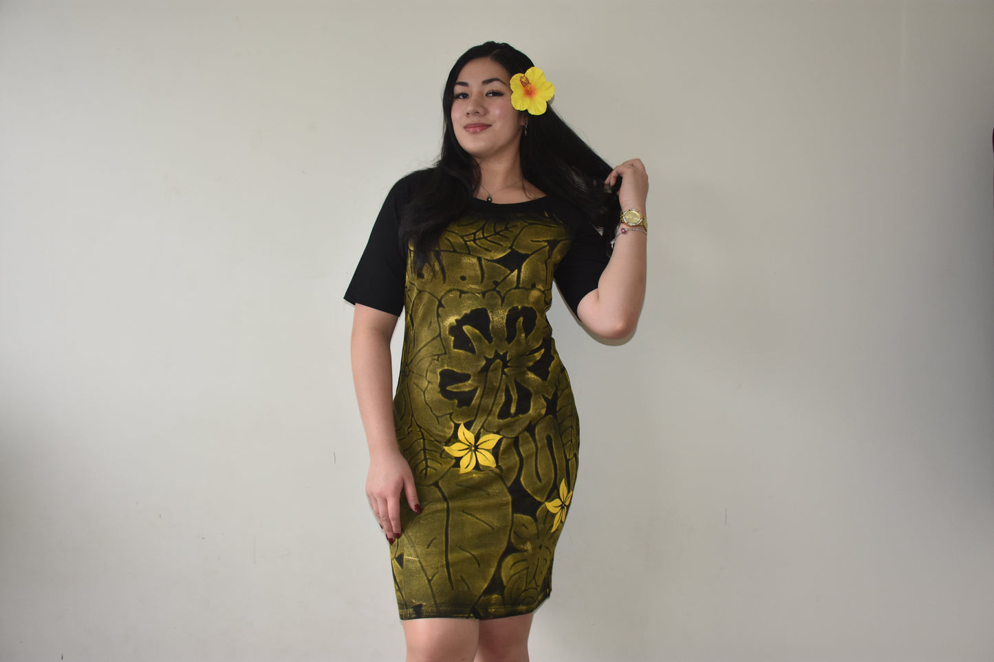 Ayla Dress in Yellow