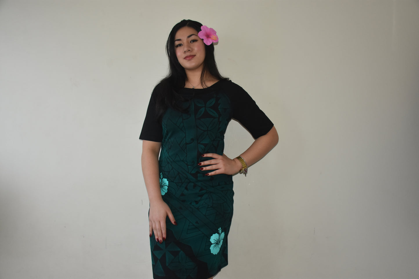 Ayla Dress in Green