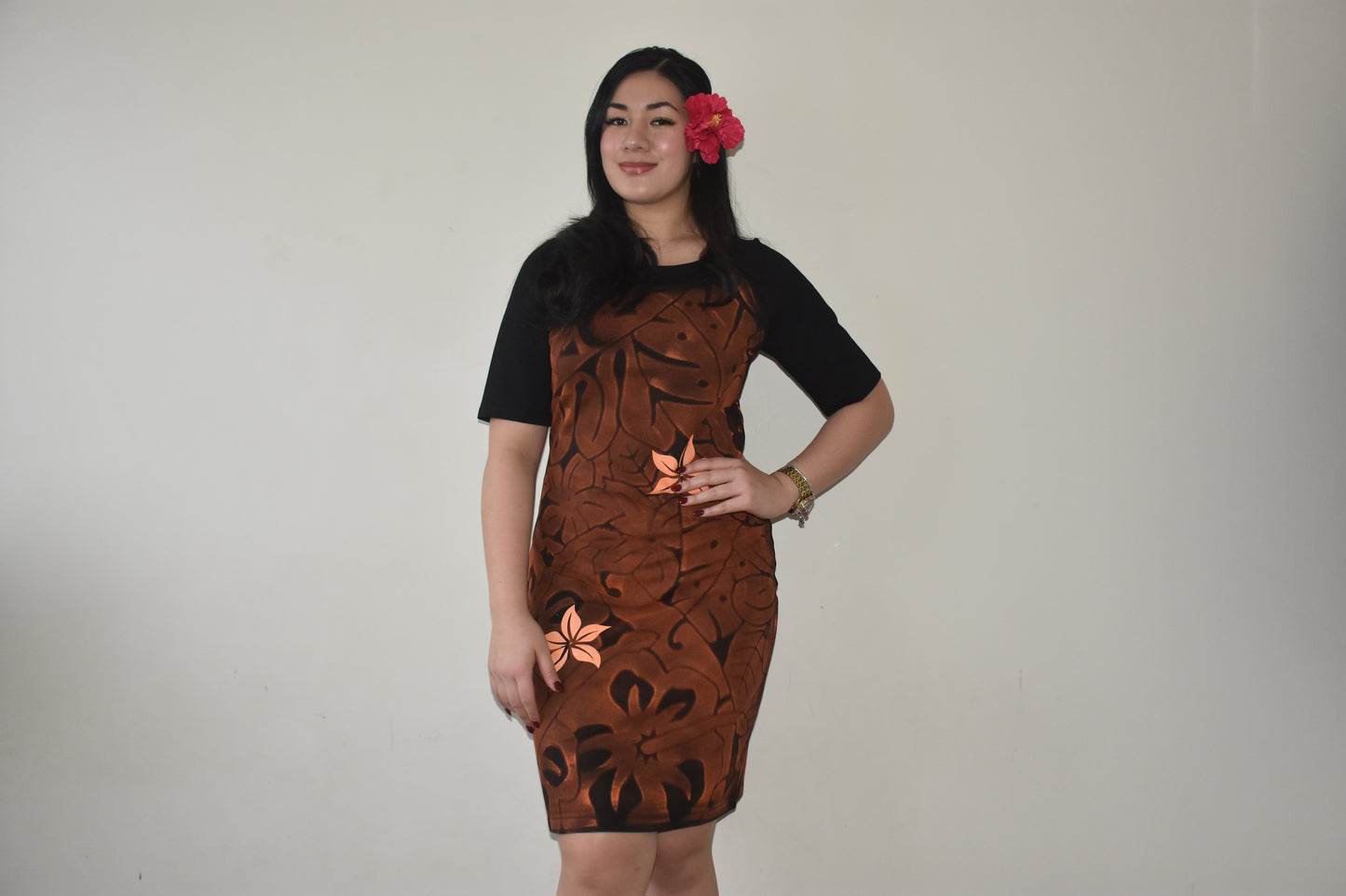 Ayla Dress in Orange