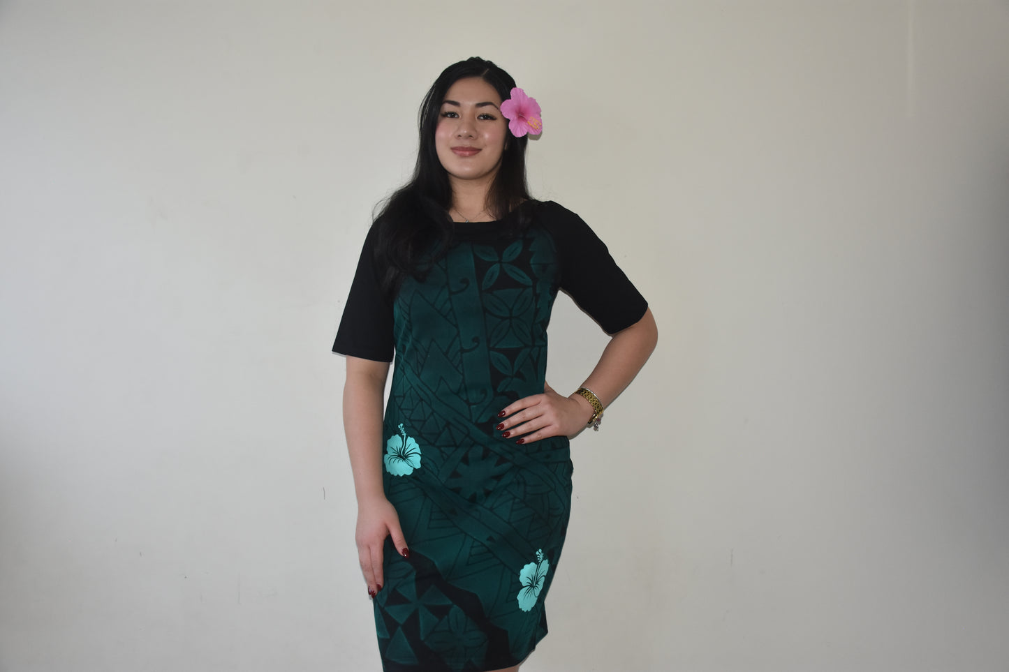Ayla Dress in Green