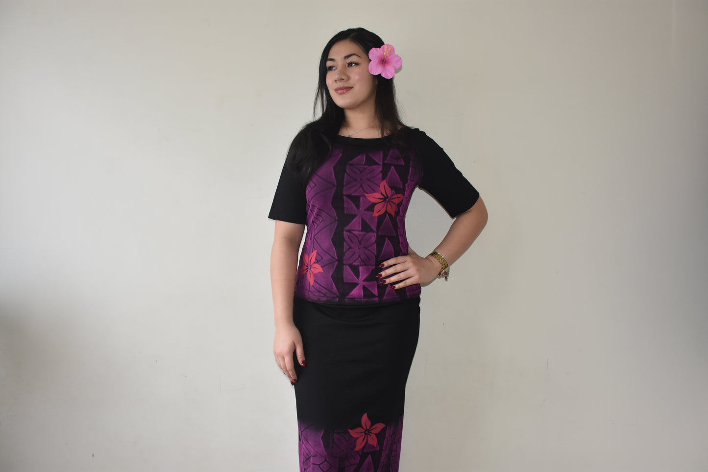 Ayla Puletasi in Pink
