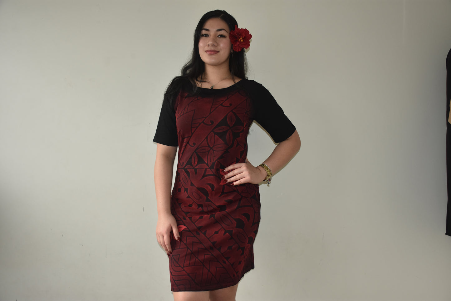 Ayla Dress in Red