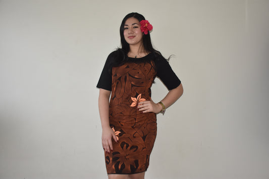 Ayla Dress in Orange